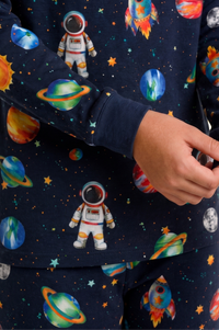 Pijama Teens Dos Piezas Astronauta en Piel de Durazno