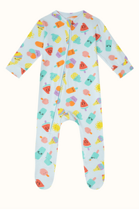 Pijama Algodón Bebe Enteriza Paletas