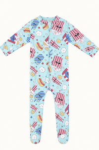Pijama Bebe Enteriza Crispetas en Algodón