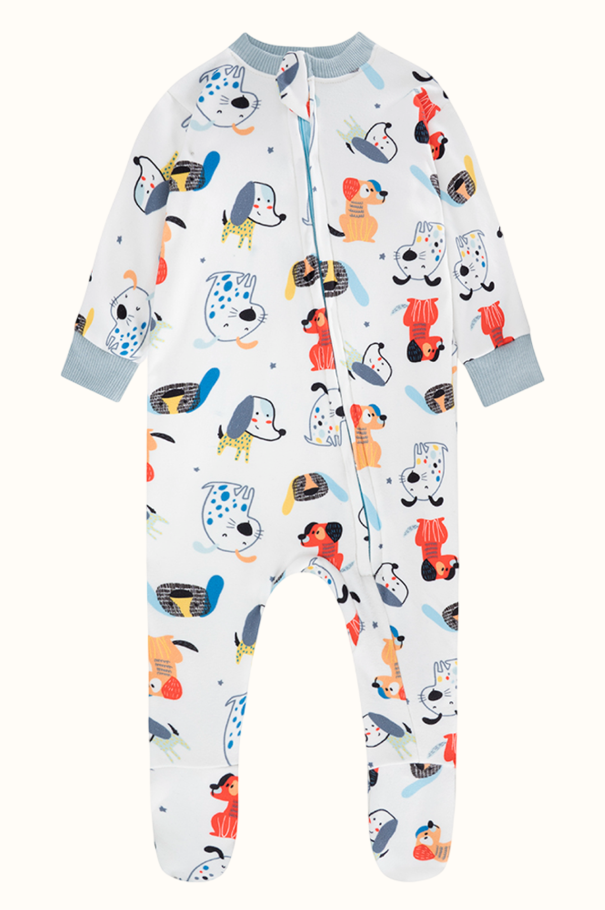 Pijama Fleece Bebe Enteriza Perritos