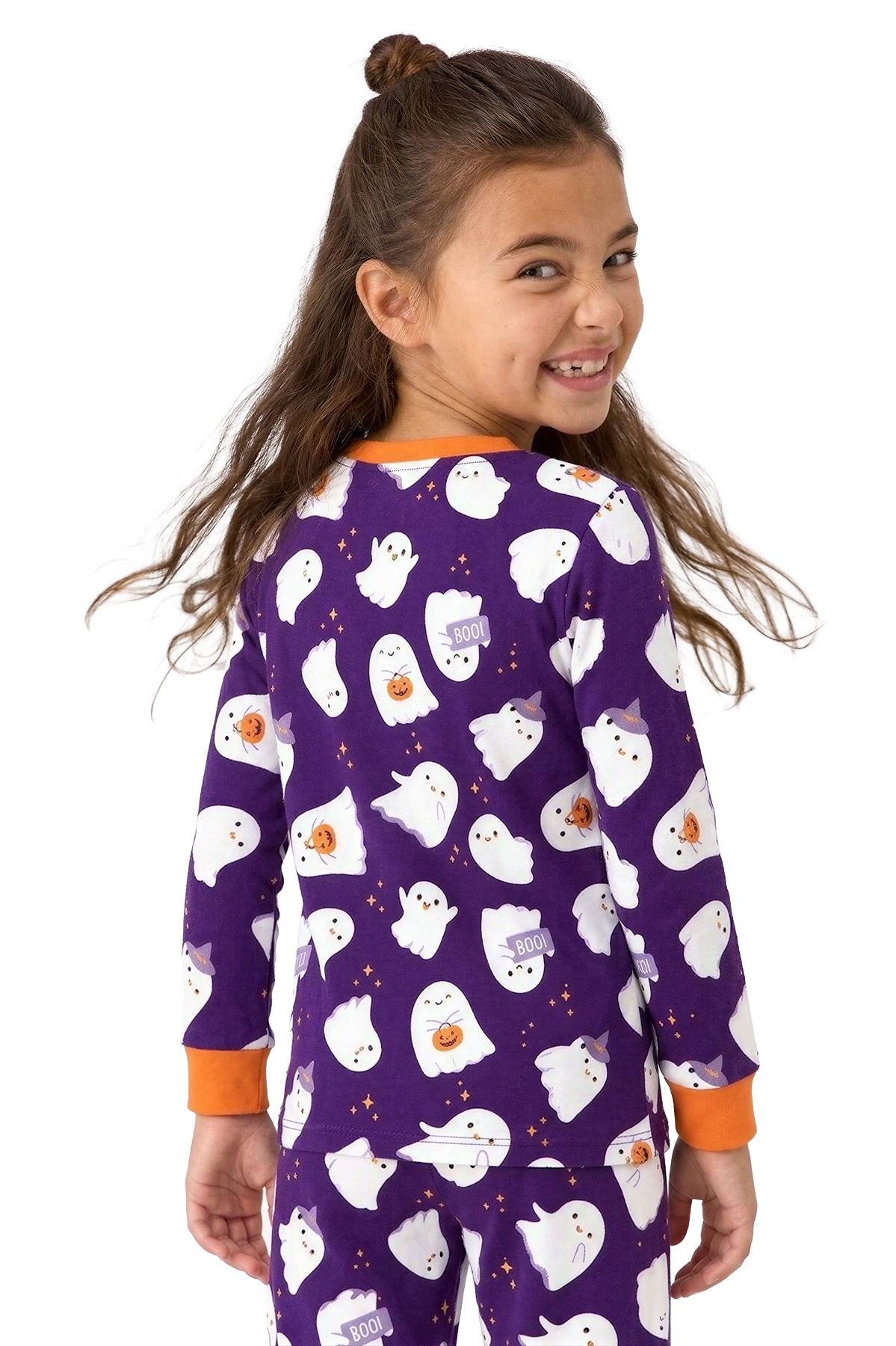 Pijama Piel de Durazno Niños Boo Halloween