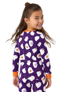 Pijama Piel de Durazno Niños Boo Halloween