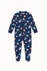 Pijama Bebe Enteriza Astronauta en Piel de Durazno