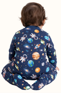 Pijama Bebe Enteriza Astronauta en Piel de Durazno