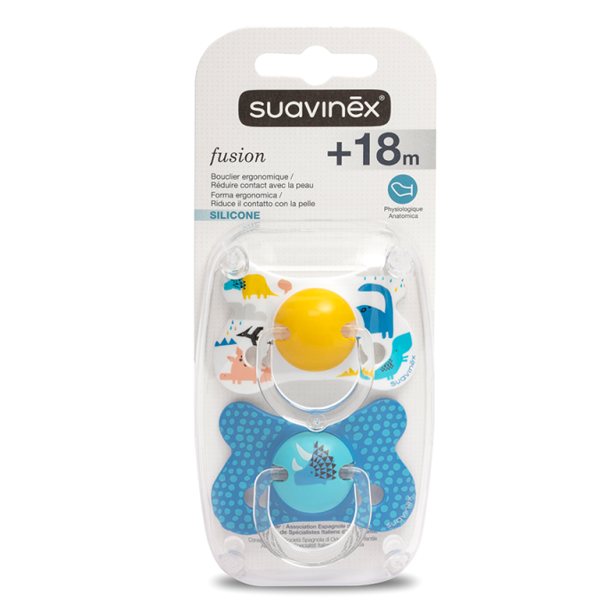 SUAVINEX - Pack de chupo anatómico +18 meses