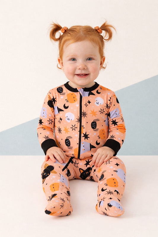 Pijama Fleece Bebe Enteriza Halloween