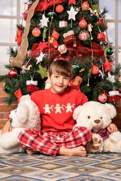 Saco Rojo Jingerbread Navidad