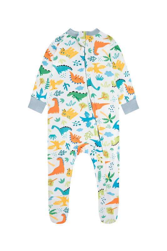 Pijama Fleece Bebe Enteriza Dinos