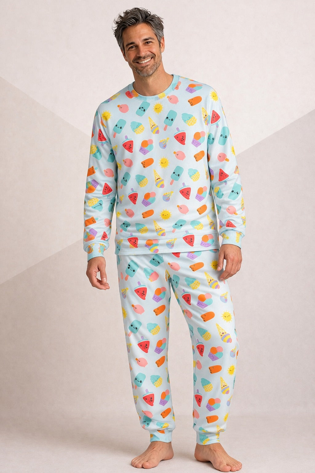 Pijama Algodón Hombre Paletas