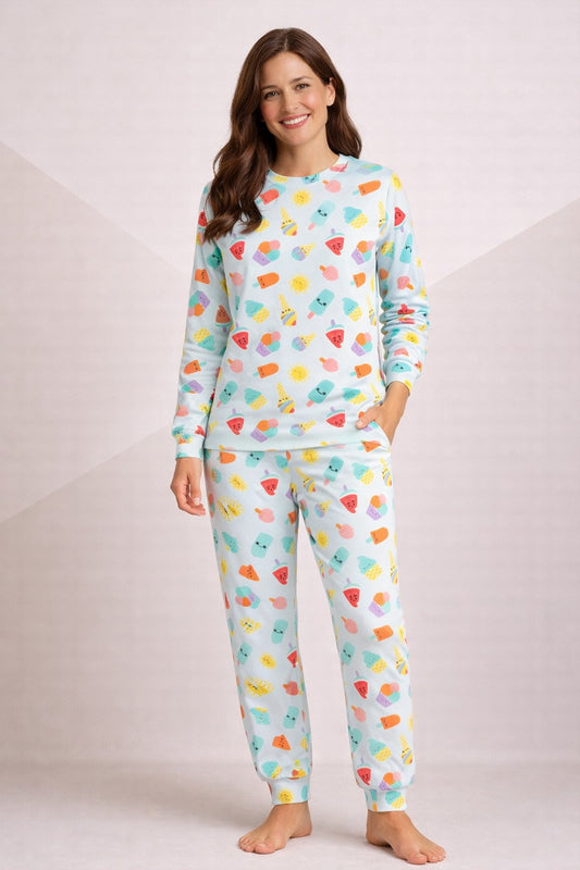 Pijama Algodón Mujer Paletas