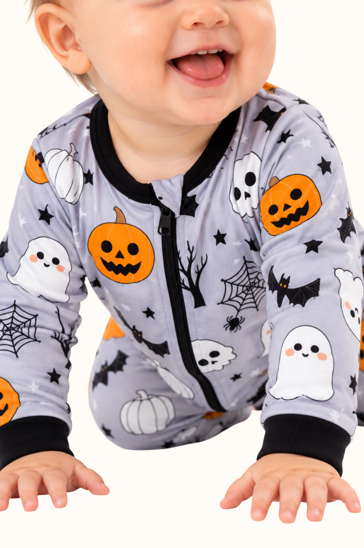 Pijama enteriza Piel de Durazno Niños Spooky Halloween