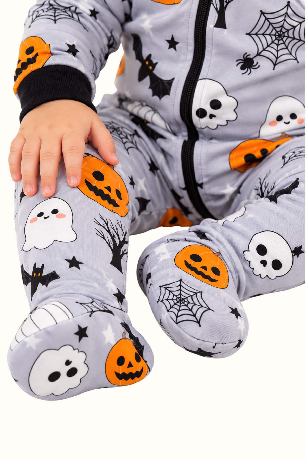 Pijama enteriza Piel de Durazno Niños Spooky Halloween