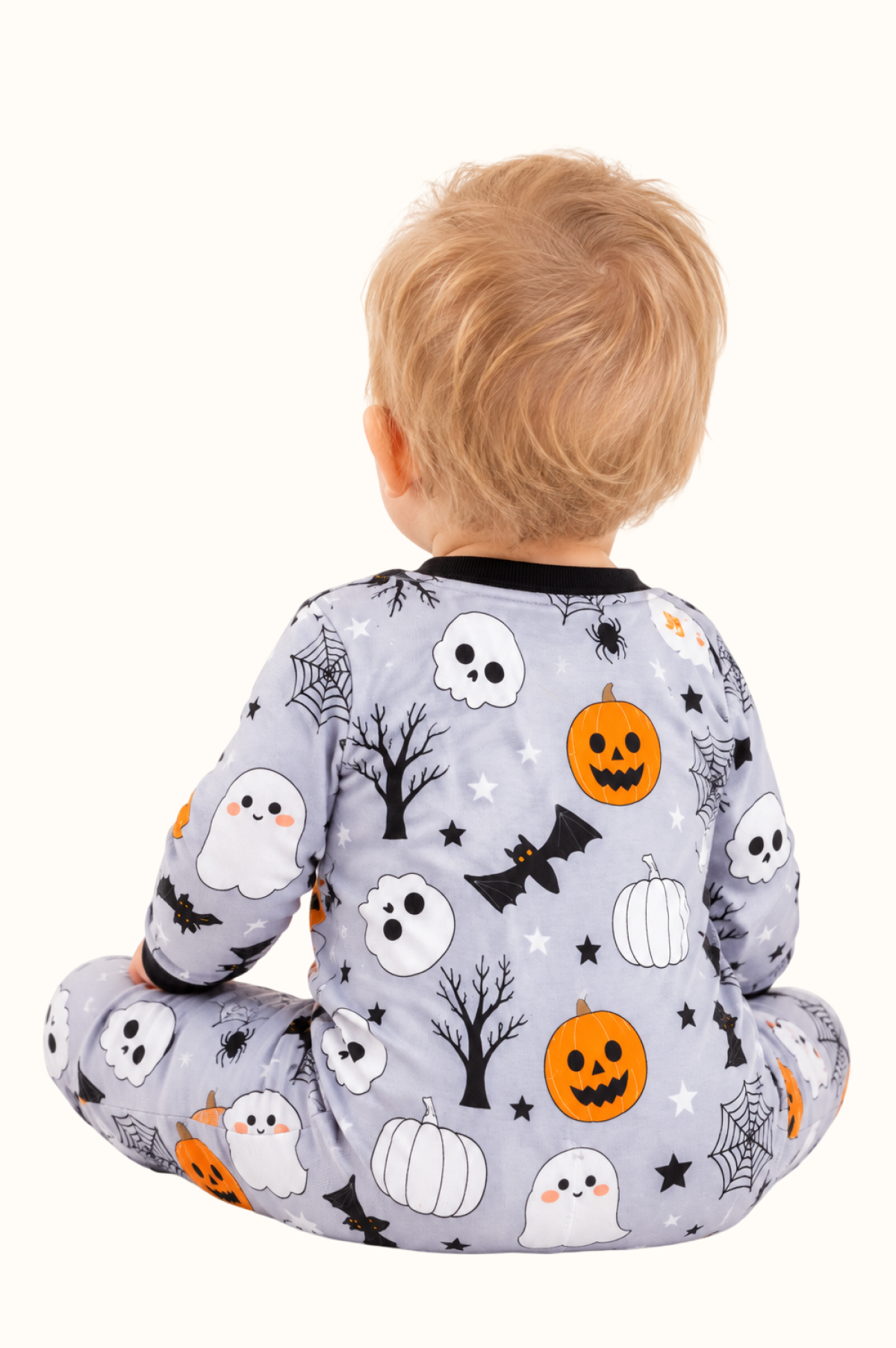 Pijama enteriza Piel de Durazno Niños Spooky Halloween
