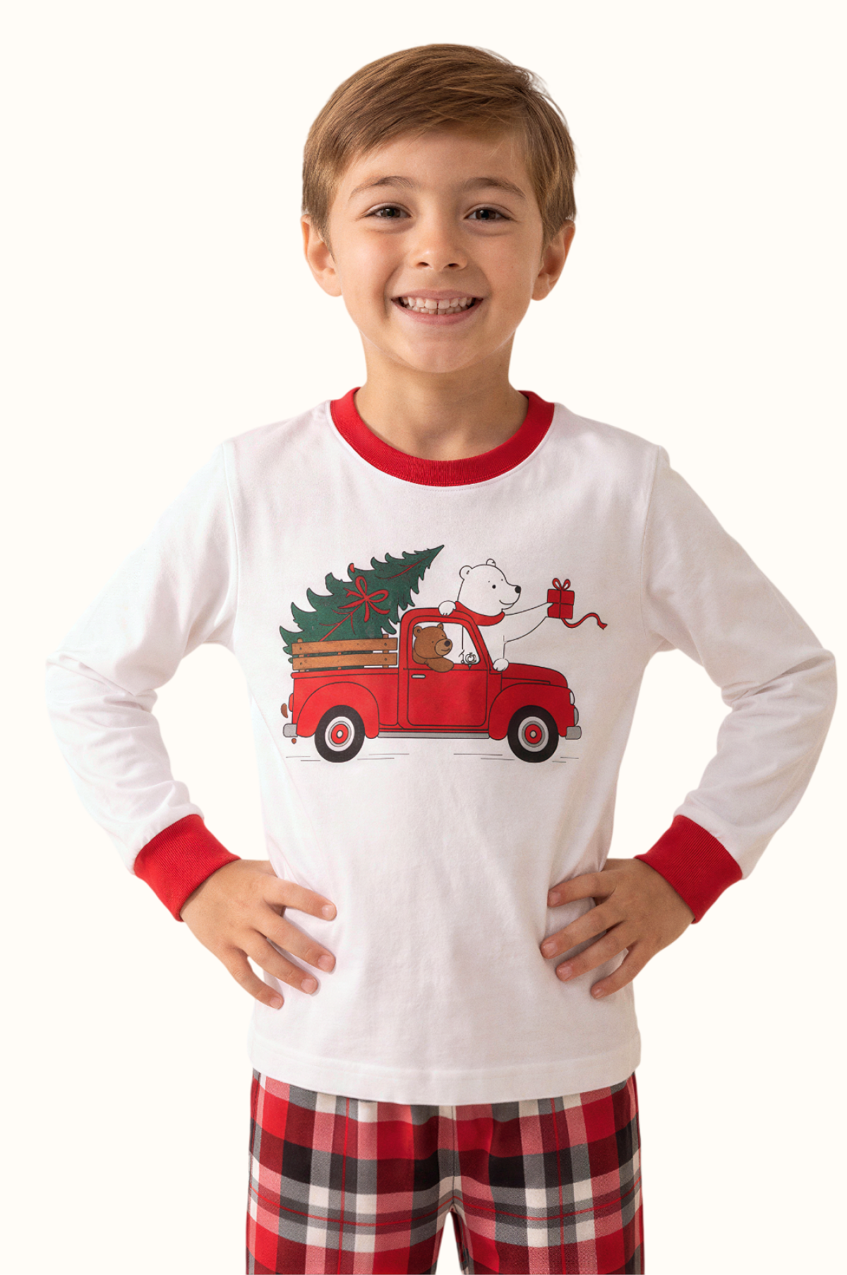 Pijama Niños Navidad de Siempre Algodón Dos Piezas