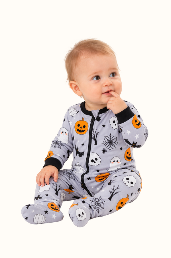 Pijama enteriza Piel de Durazno Niños Spooky Halloween