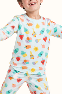 Pijama Paletas Algodón Niños Dos Piezas