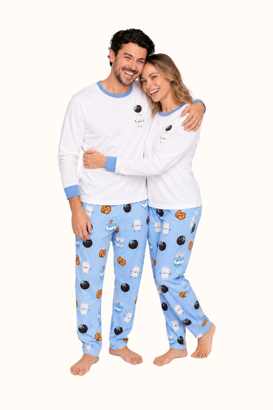 Pijama Adulto Galletas en Piel de Durazno Unisex