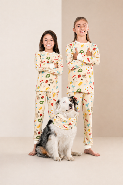 Pijama Teens Dos Piezas Desayuno en Piel de Durazno