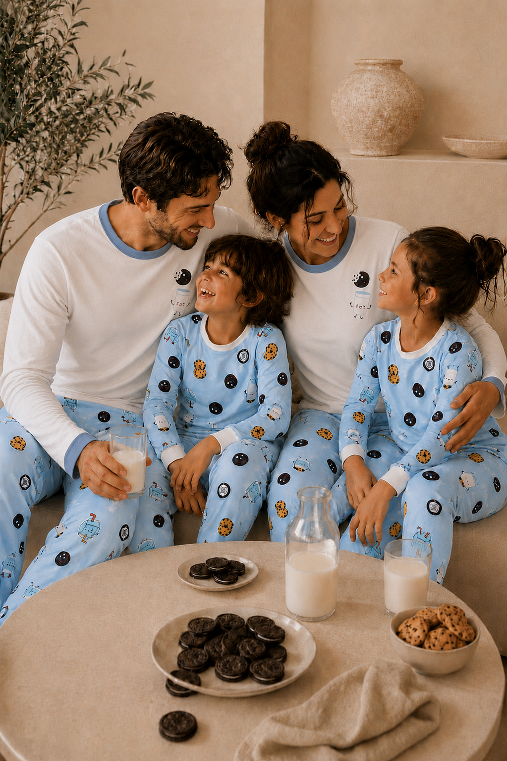 Pijama Adulto Galletas en Piel de Durazno Unisex