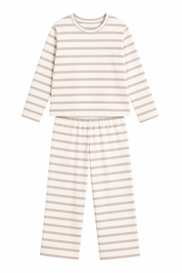 Pijama Maya Rayas Beige
