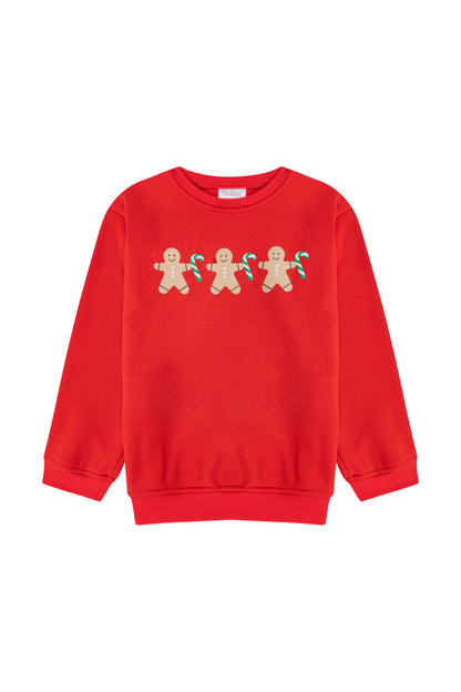 Saco Rojo Jingerbread Navidad