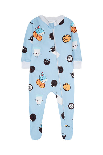 Pijama Bebe Enteriza Galletas en Piel de Durazno