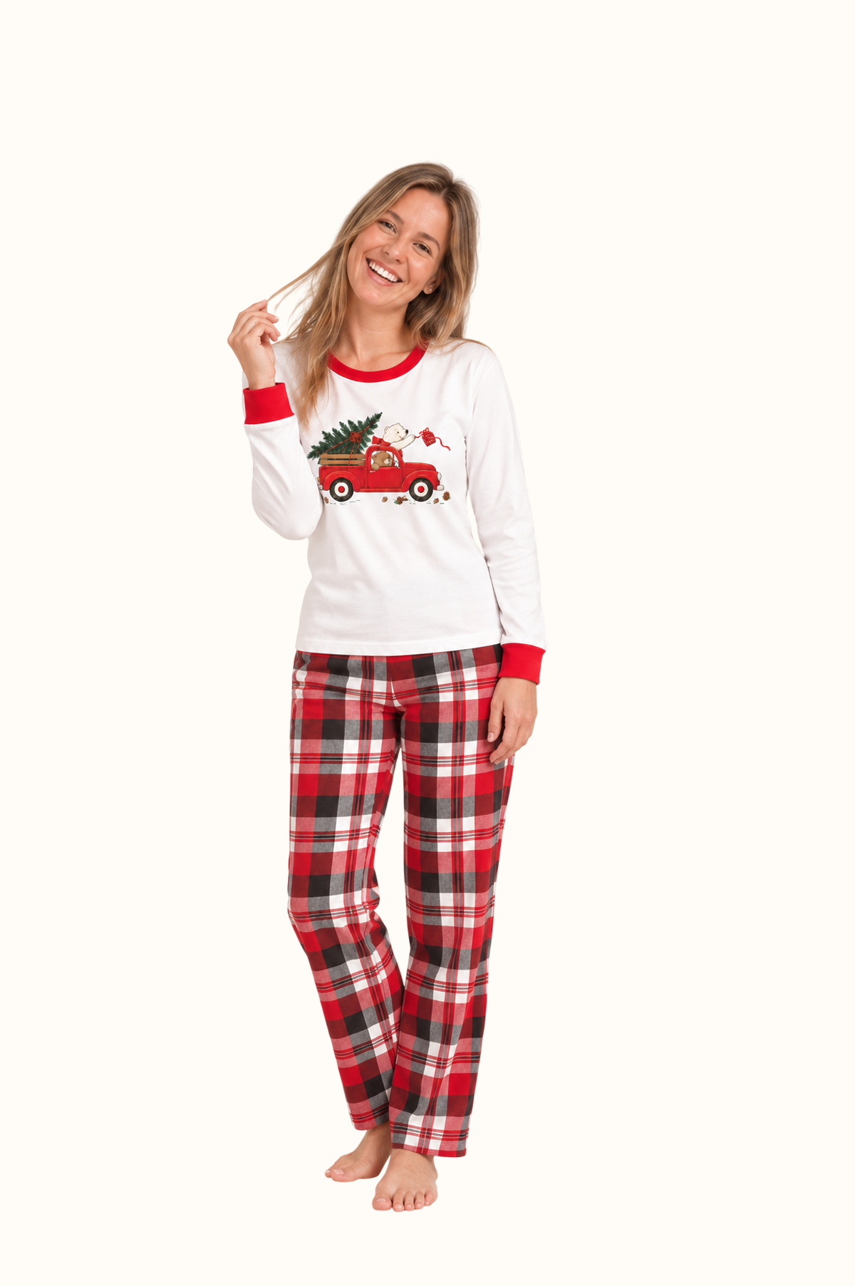 Pijama Navidad de Siempre Adulto Algodón Dos Piezas