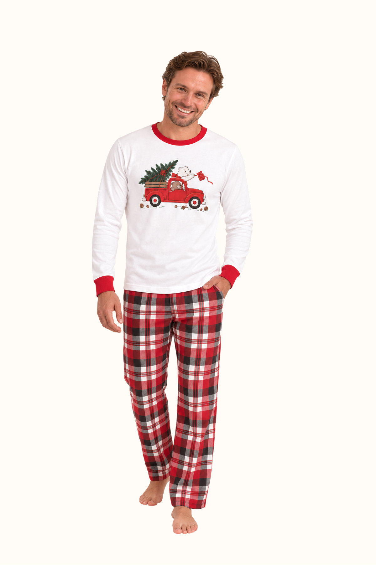 Pijama Navidad de Siempre Adulto Algodón Dos Piezas