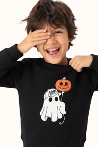 Saco Niños Fantasma Halloween Negro