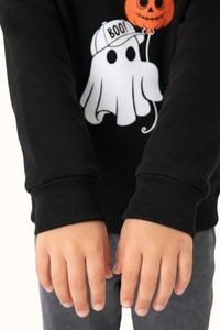 Saco Niños Fantasma Halloween Negro