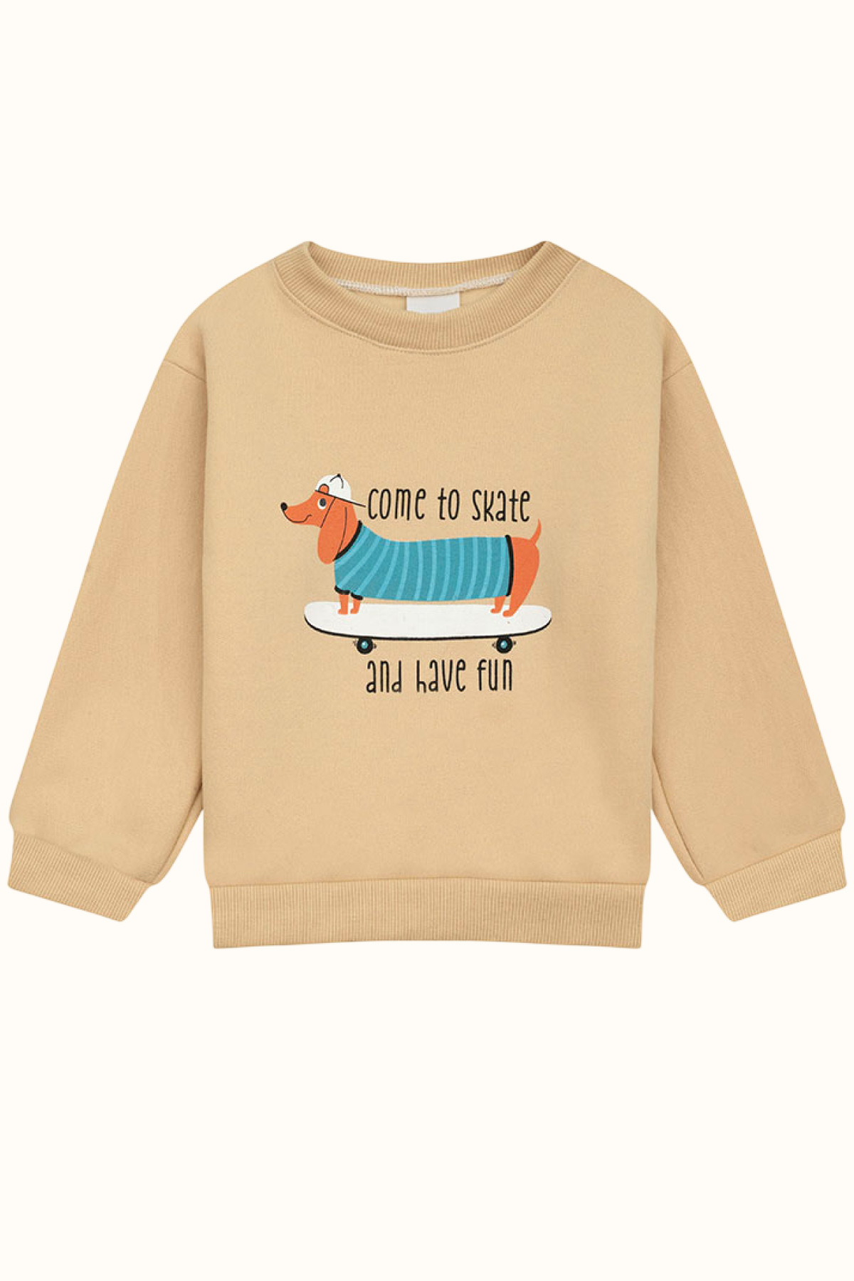 Saco Niños Camel Perro Patineta