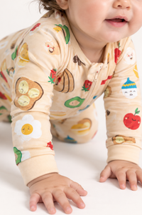 Pijama Bebe Enteriza Desayuno en Fleece